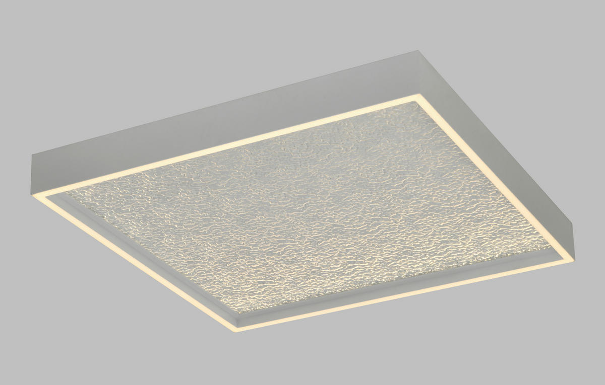 LED-DECKENLEUCHTE Bormes 60/6,5/30 cm  - Weiß, Design, Kunststoff/Metall (60/6,5/30cm)