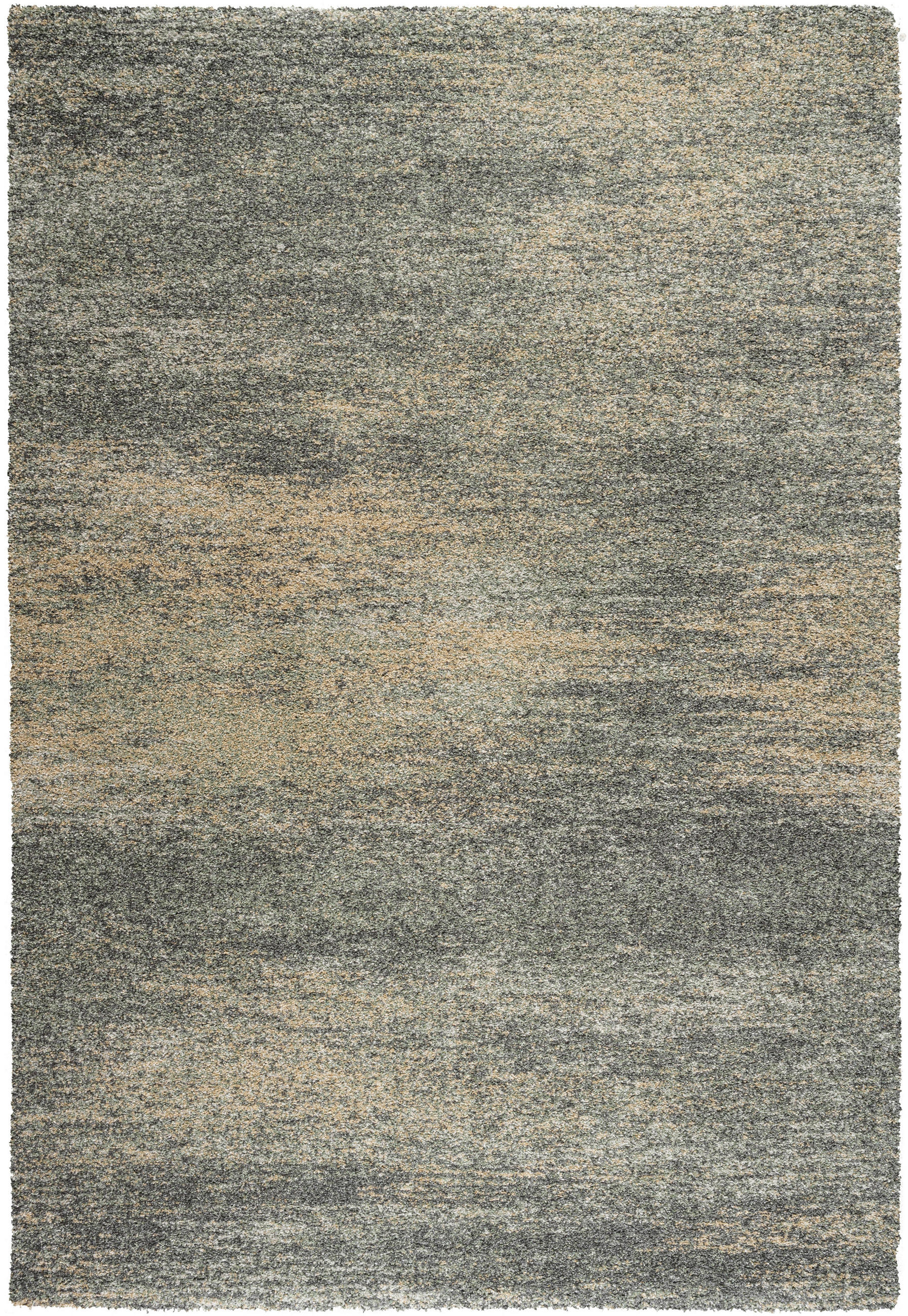 WEBTEPPICH  Wohnzimmer 200/290 cm Mehari Grün, Goldfarben, Dunkelgrau  - Dunkelgrau/Goldfarben, Basics, Kunststoff/Textil (200/290cm) - Novel