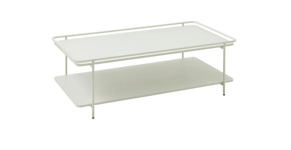 COUCHTISCH - Creme, Basics, Metall (110/55/34cm) - Xora