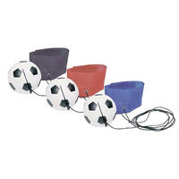 LOPTA ZA IGRU   - bijela/plava, Basics, tekstil (6,3cm) - Goki