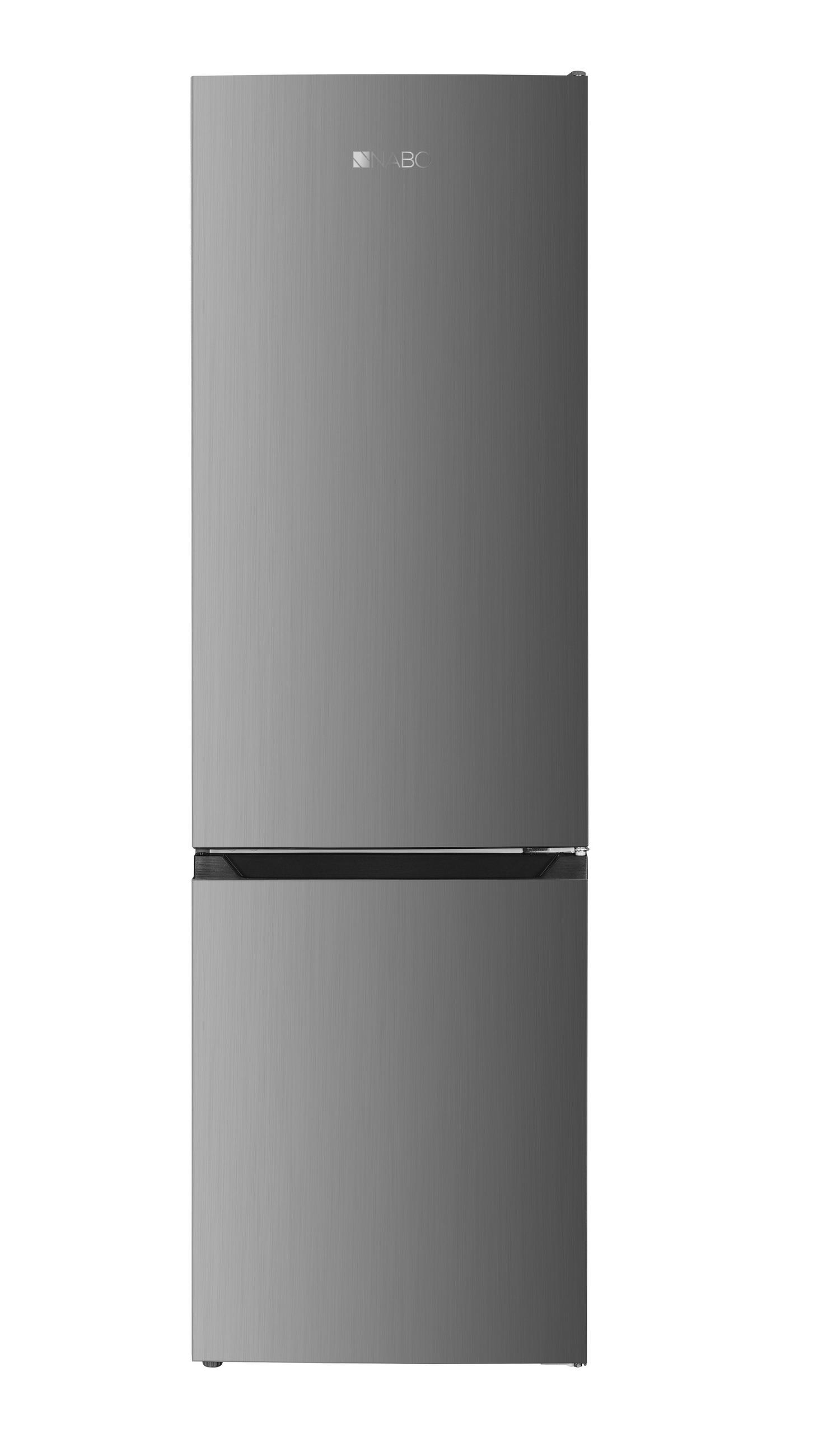 KÜHL-GEFRIER-KOMBINATION KGK 2755  - Edelstahlfarben, Basics, Metall (55/180/56cm) - Nabo