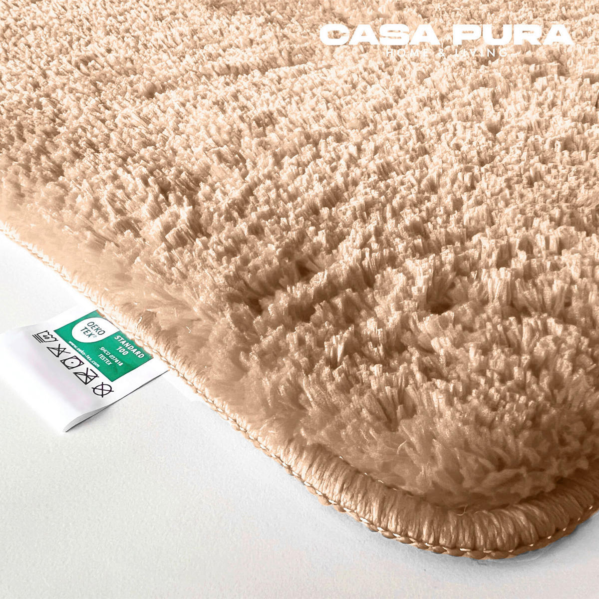 BADEMATTE SKY Beige 80/150 cm  - Beige, Basics, Kunststoff/Textil (80/150cm) - Floordirekt