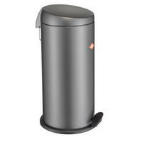 ABFALLSAMMLER CAPBOY MAXI 22 L  - Edelstahlfarben/Graphitfarben, KONVENTIONELL, Kunststoff/Metall (27/60cm) - Wesco