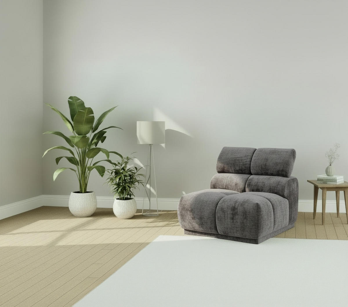 SOFFMODUL i flatväv antracit  - antracit, Modern, textil (81/86/113cm) - MID.YOU