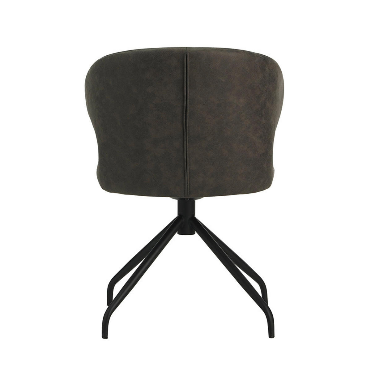 ŽIDLE S PODRUČKAMI, mikrovlákno, antracitová - černá/antracitová, Moderní, kov/textil (56/80/44cm) - MID.YOU