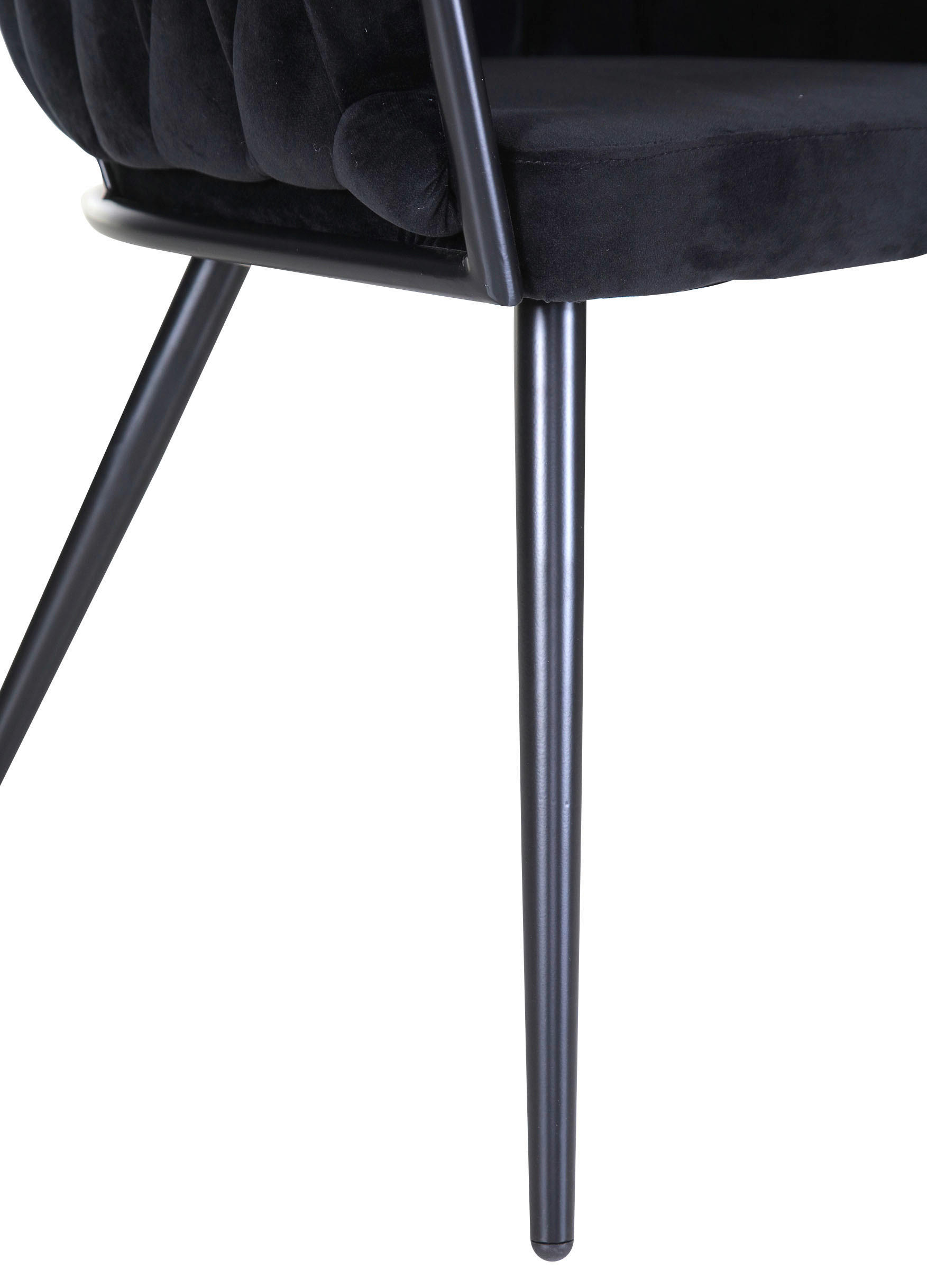 KAROSSZÉK Fekete  - Fekete, Lifestyle, Fém/Textil (60/78/55cm) - Ambia Home