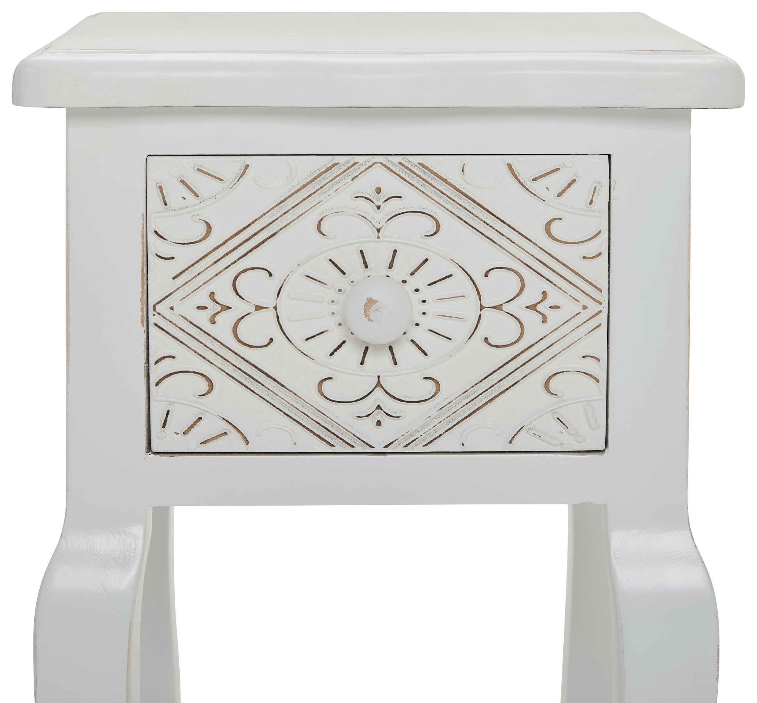 BLUMENSÄULE Holz, Holzwerkstoff Tanne massiv  - Weiß, ROMANTIK / LANDHAUS, Holz/Holzwerkstoff (30,5/60,5/30,5cm) - Landscape