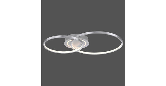 LED-DECKENLEUCHTE 69/55/9 cm - Alufarben, Basics, Kunststoff/Metall (69/55/9cm) - Novel