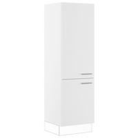 GESCHIRRSCHRANK 60/206,2/57,6 cm  in Weiß  - Edelstahlfarben/Weiß, Basics, Holzwerkstoff/Metall (60/206,2/57,6cm) - Impuls