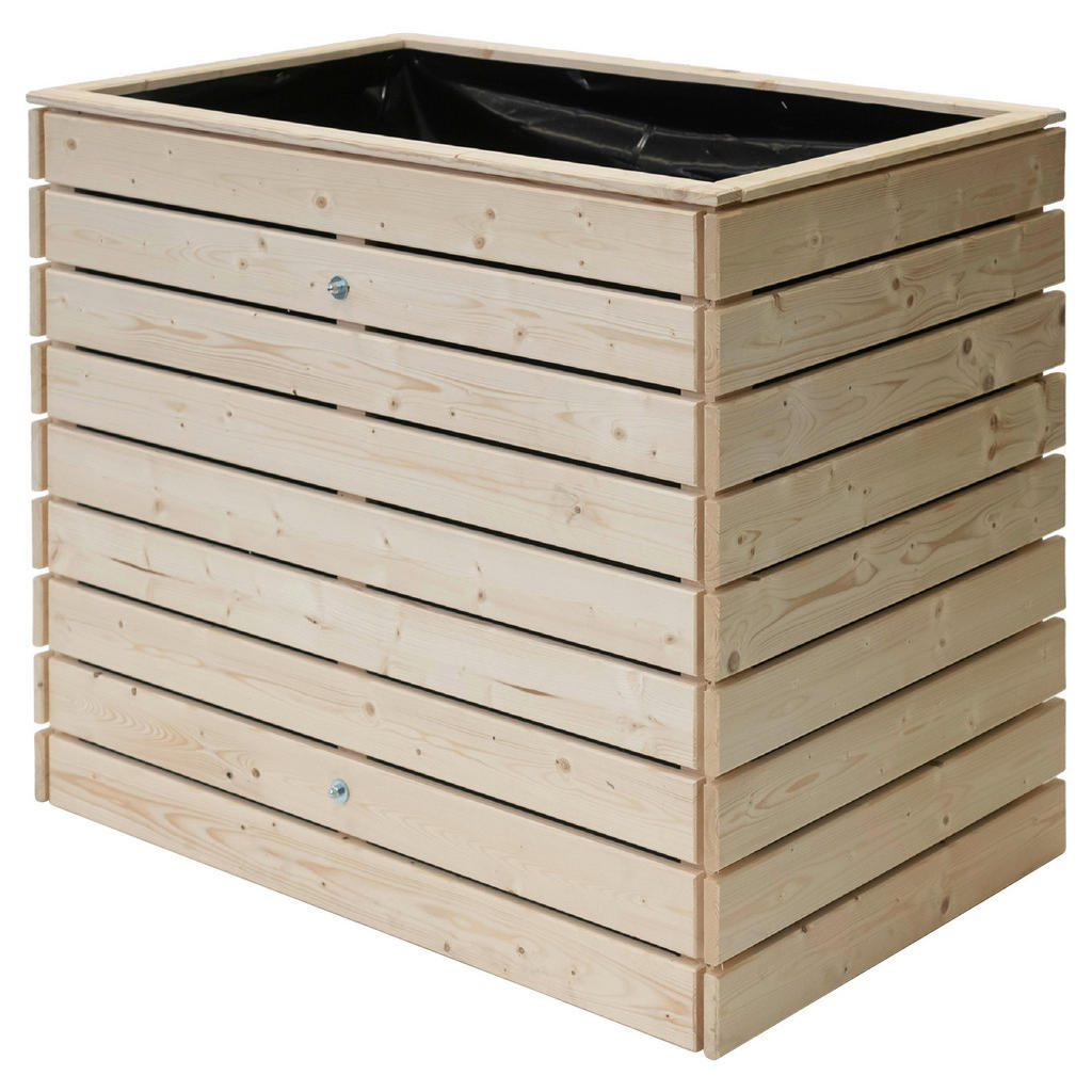 Hochbeet Echtholz Fichte 70x90x110 cm Fichtefarben