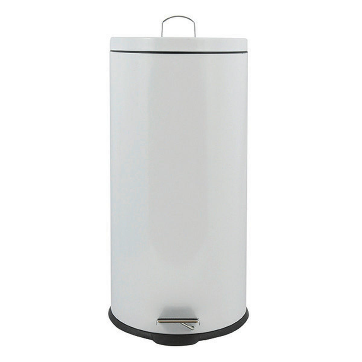 ABFALLEIMER 30 L  - Schwarz/Weiß, Basics, Kunststoff/Metall (29.5/63.5/29.5cm) - Spirella