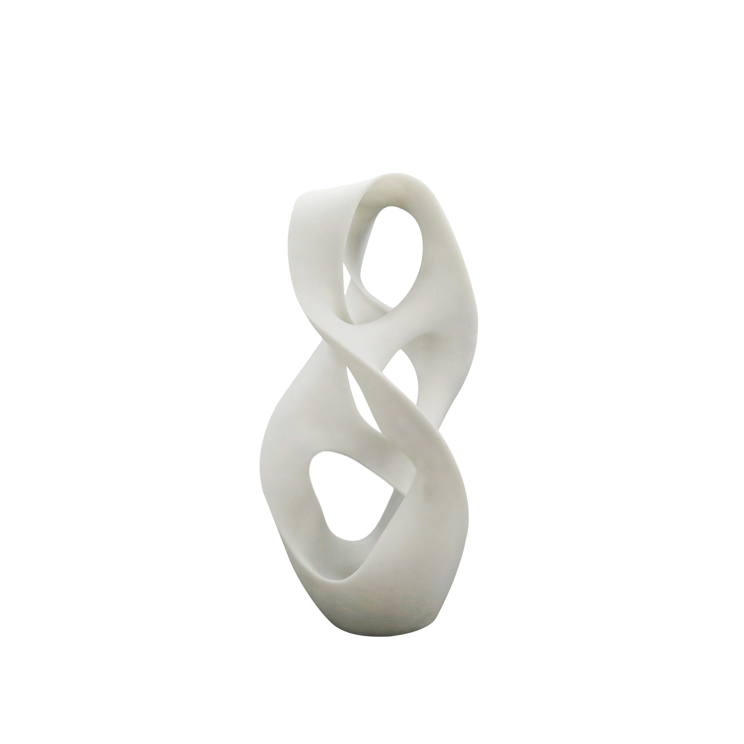 SKULPTUR - Weiß, Trend, Kunststoff (29,5/60/29cm) - Ambia Home