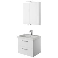 BADEZIMMER  in 60 cm  - Weiß Hochglanz/Weiß, KONVENTIONELL, Holzwerkstoff (60cm) - Pelipal