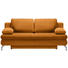 SCHLAFSOFA in Textil Orange - Chromfarben/Orange, Design, Textil/Metall (200/91/92cm) - Novel SCHLAFSOFA in Textil Orange - Chromfarben/Orange, Design, Textil/Metall (200/91/92cm) - Novel