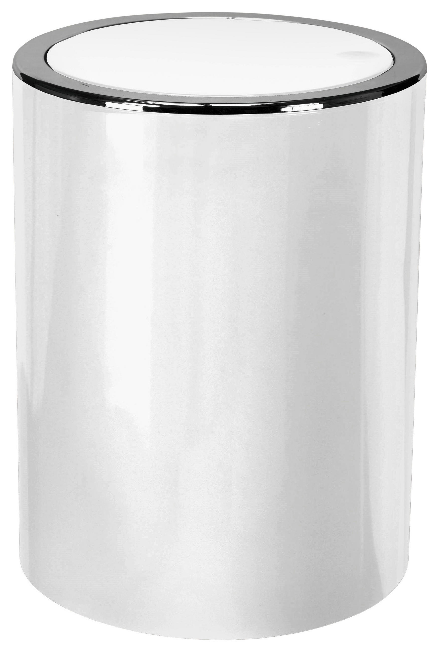 KOSMETIKEIMER CLAP 5 L  - Weiß Hochglanz/Weiß, Basics, Kunststoff (19/24,5cm) - Kleine Wolke