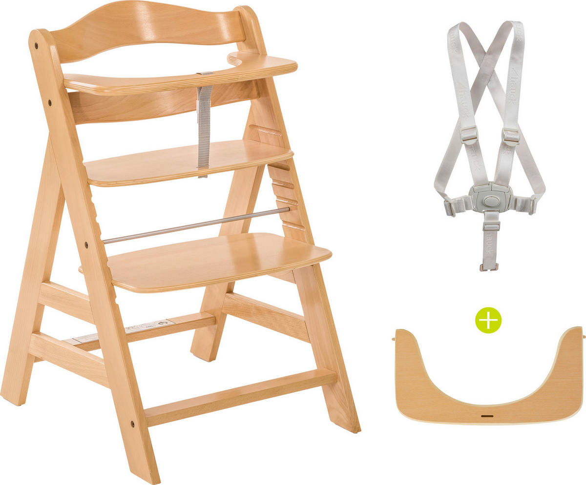 HOCHSTUHL ALPHA + Naturfarben  - Naturfarben, Basics, Holz (56/80/48cm) - Hauck