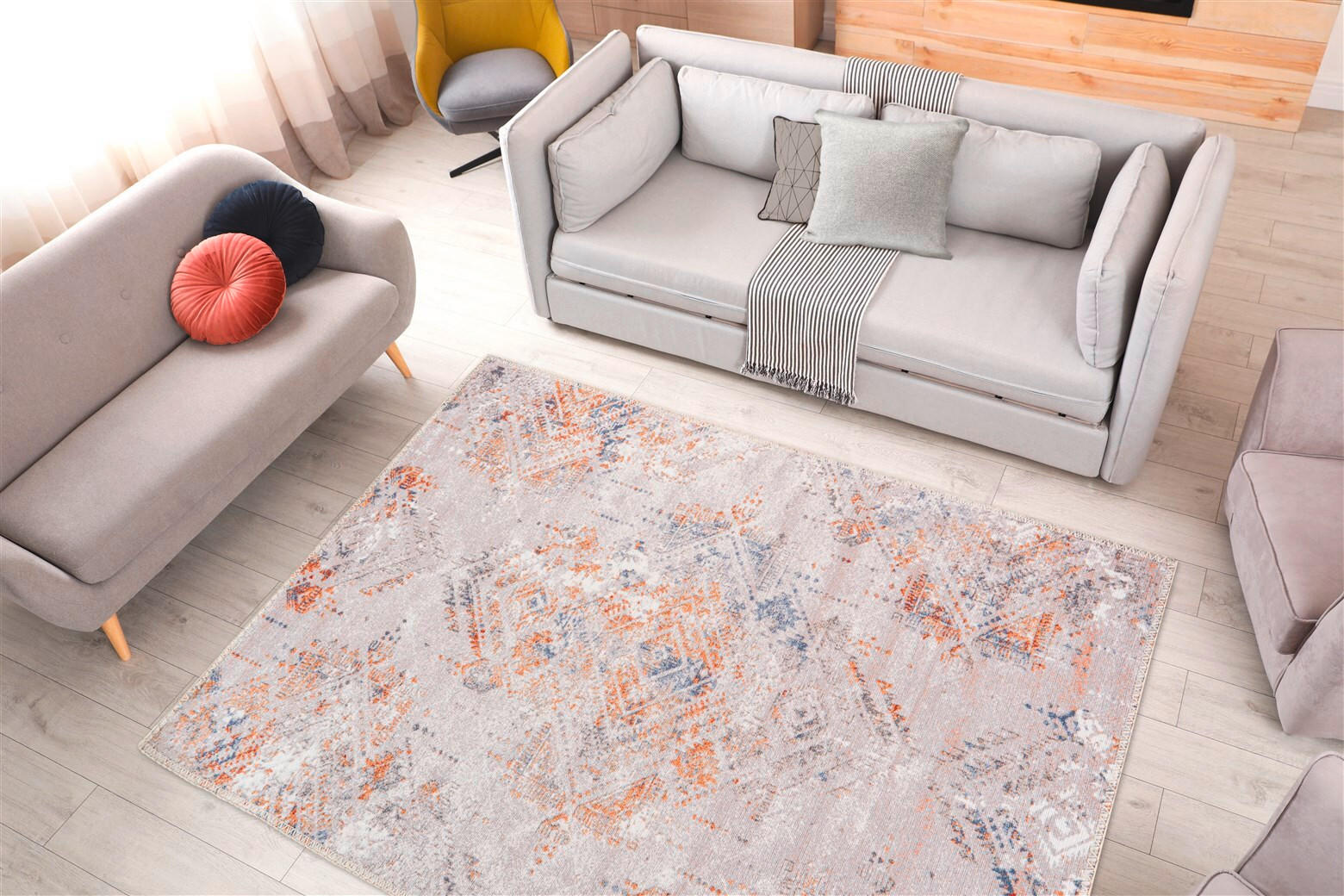 FLACHWEBETEPPICH 120/180 cm Prayer 400 Creme Creme  - Creme, KONVENTIONELL, Textil (120/180cm)