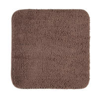 KOUPELNOVÁ PŘEDLOŽKA, 50/50 cm - šedohnědá, Basics, textil/plast (50/50cm) - Esposa