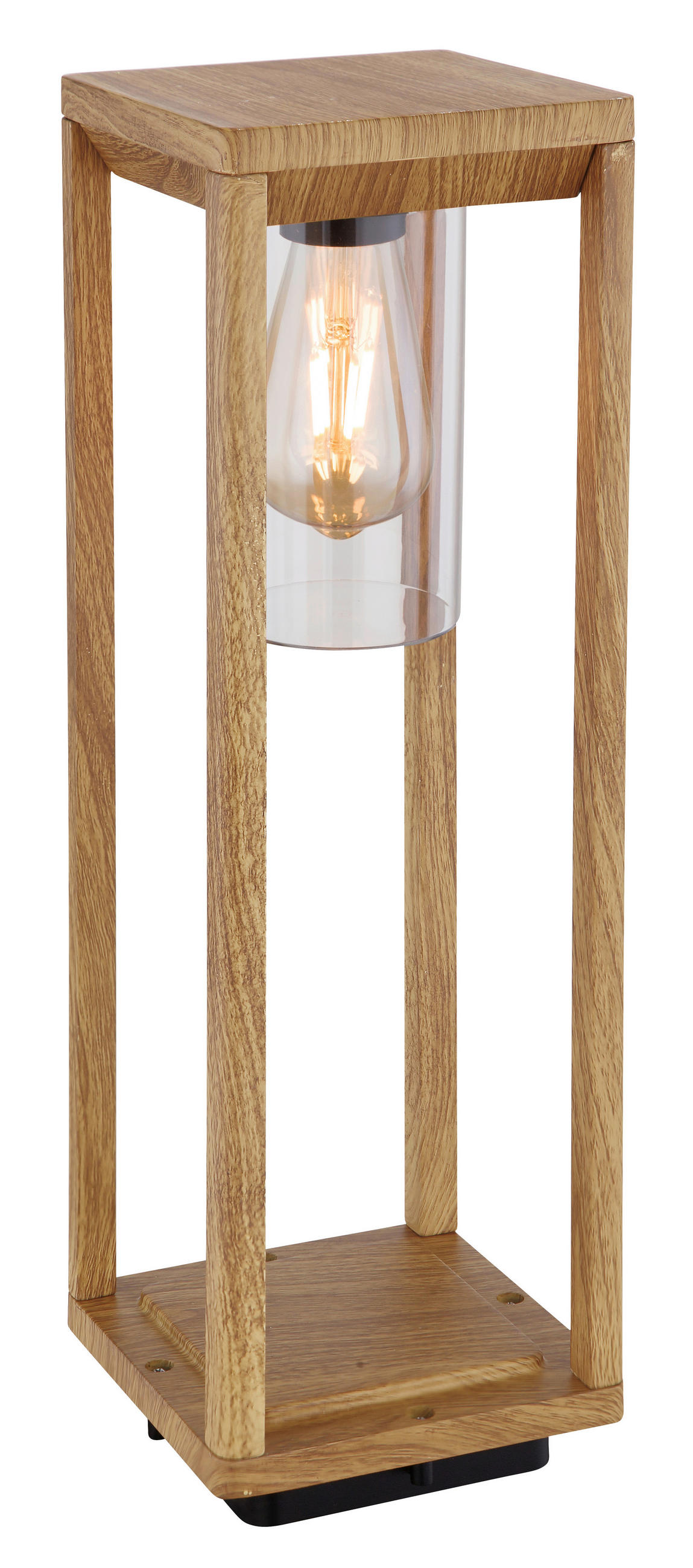 ZUNANJA STOJEČA SVETILKA  Candela   15/15/50 cm          - naravne barve/prozorno, Natur, kovina/umetna masa (15/15/50cm)