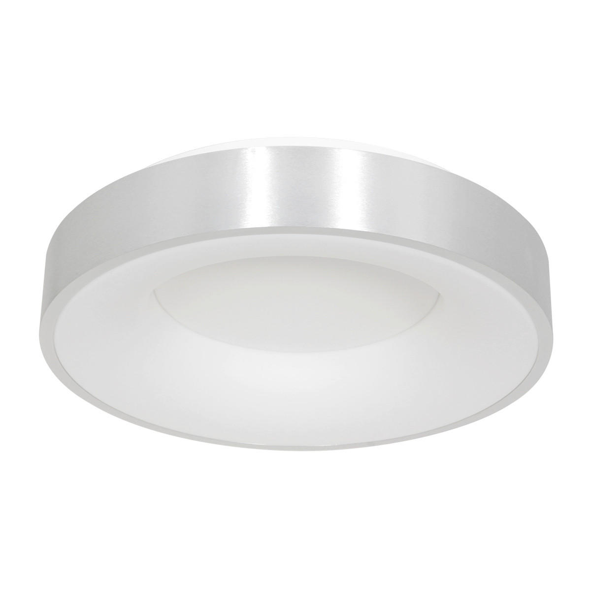 LED-DECKENLEUCHTE 38/9 cm   - Silberfarben, KONVENTIONELL, Kunststoff/Metall (38/9cm)