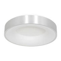 LED-DECKENLEUCHTE 38/9 cm   - Silberfarben, KONVENTIONELL, Kunststoff/Metall (38/9cm)