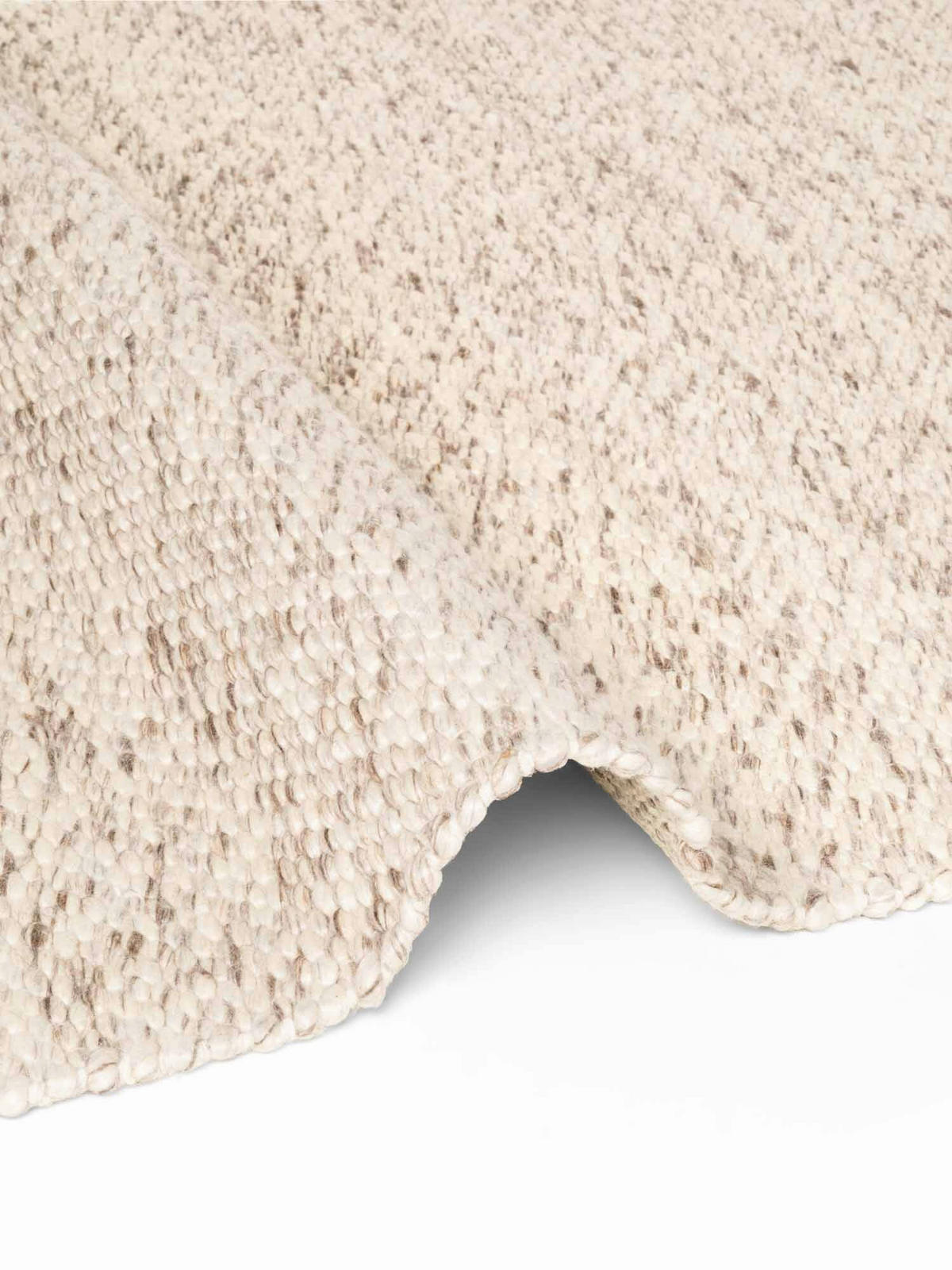 WOLLTEPPICH 160/230 cm Lyon Braun, Creme rechteckig  - Creme/Braun, Basics, Textil (160/230cm) - Elle Decoration