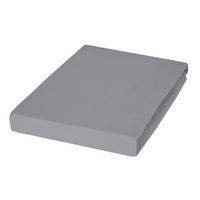 SPANNBETTTUCH Jersey 150/200 cm  - Grau, Basics, Textil (150/200cm) - Janine