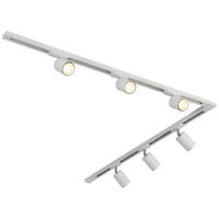 DECKENLEUCHTE 110/104/14 cm   - Weiß, Trend, Kunststoff/Metall (110/104/14cm) - Novel