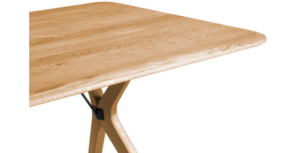 ESSTISCH Eiche vollmassiv rechteckig Eichefarben  - Eichefarben, KONVENTIONELL, Holz (180/90/76cm) - Linea Natura
