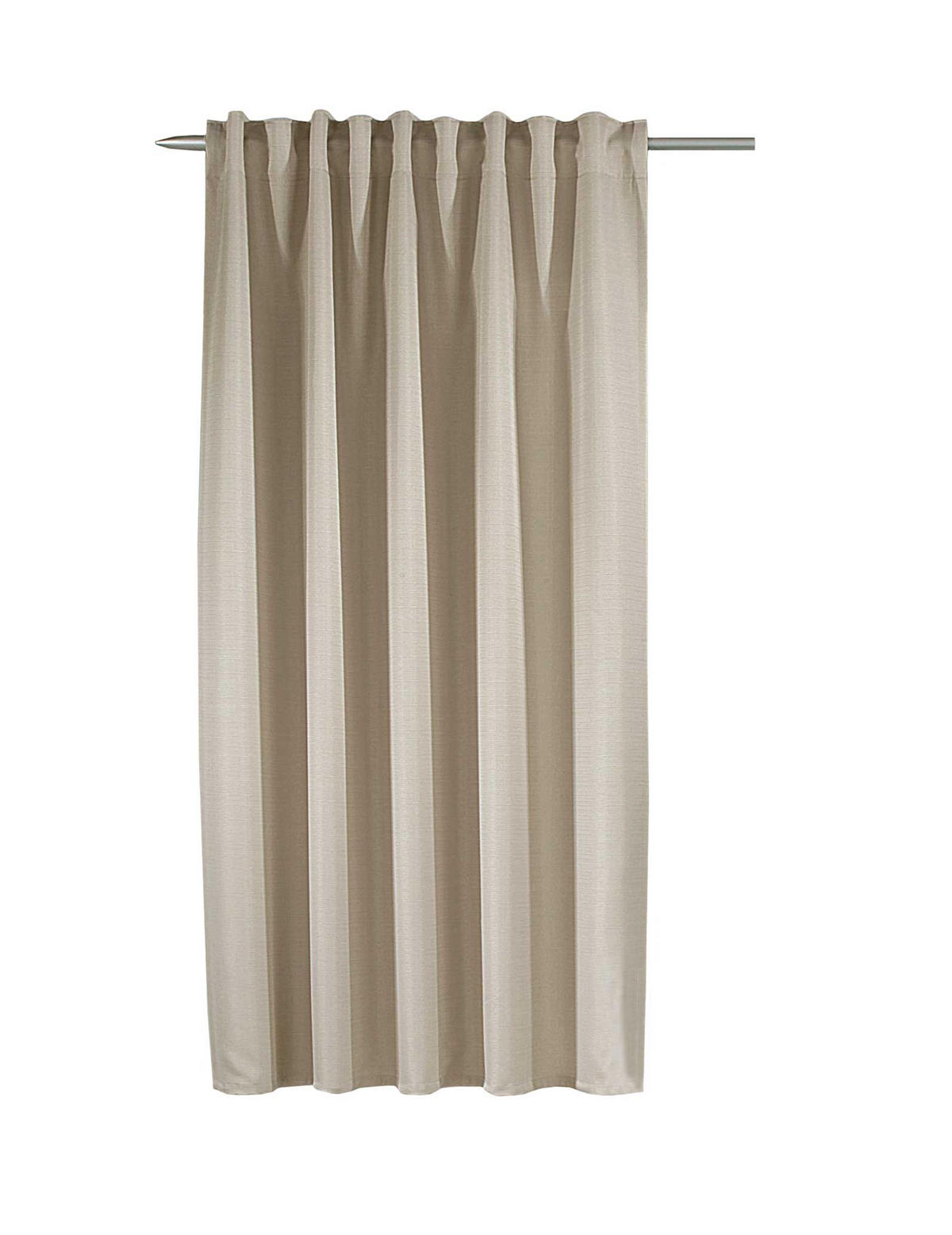 FERTIGVORHANG  blickdicht  175/135 cm   - Silberfarben, Basics, Textil (175/135cm)