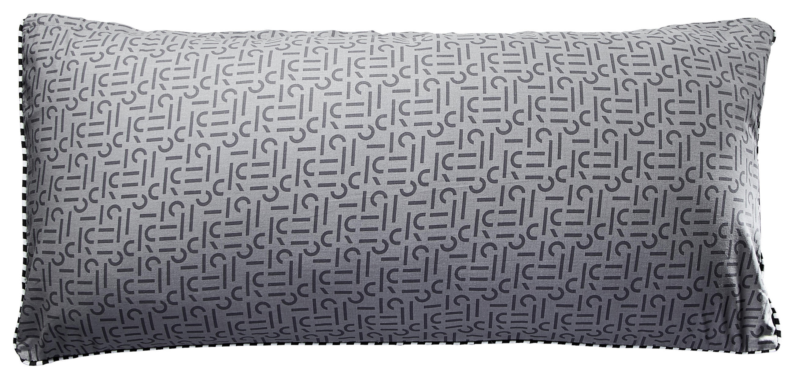KOPFKISSENBEZUG Scatter Renforcé - Anthrazit, Design, Textil (40/80cm) - Esprit
