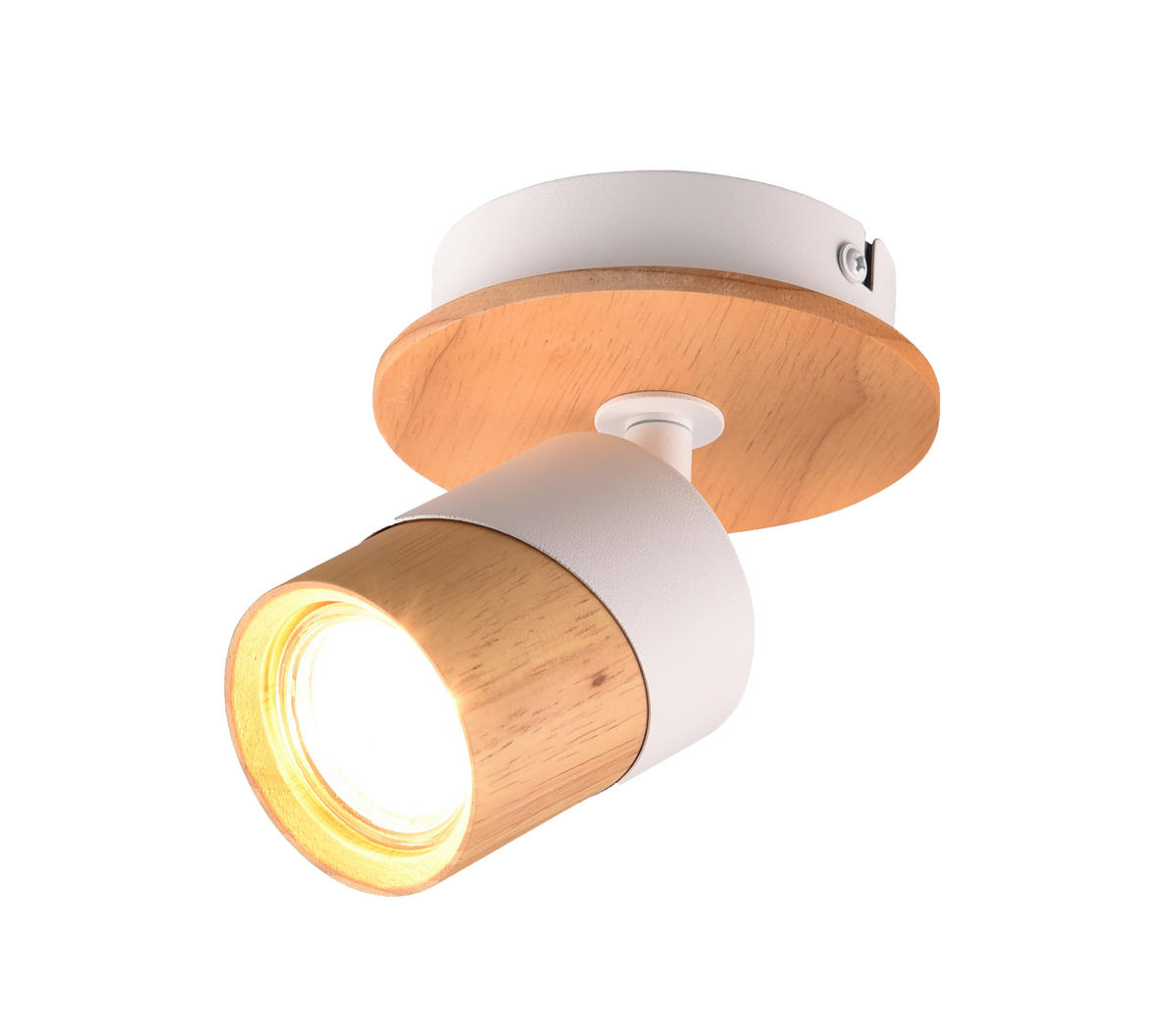 STRAHLER - Weiss/Braun, Natur, Holz/Metall (11/13,5/15cm)