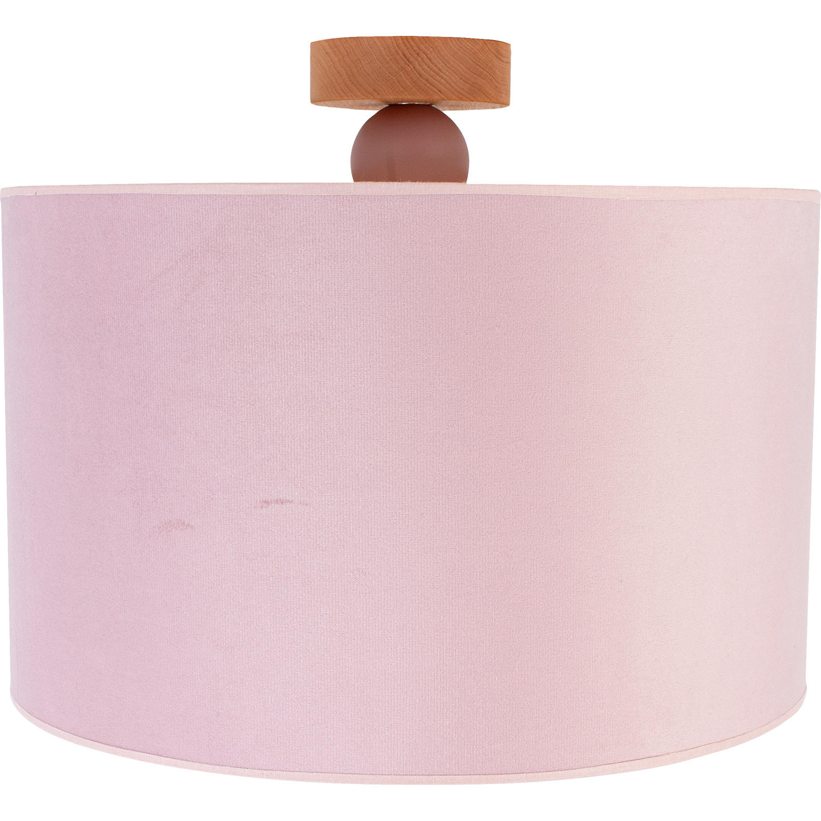 STROPNÉ SVIETIDLO, 40/35 cm  - ružová, Basics, drevo (40/35cm)