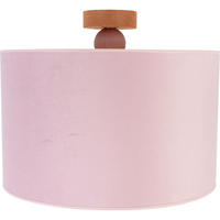 STROPNÉ SVIETIDLO, 40/35 cm  - ružová, Basics, drevo (40/35cm)