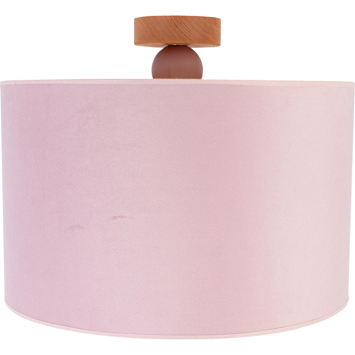 STROPNÉ SVIETIDLO, 40/35 cm  - ružová, Basics, drevo (40/35cm)