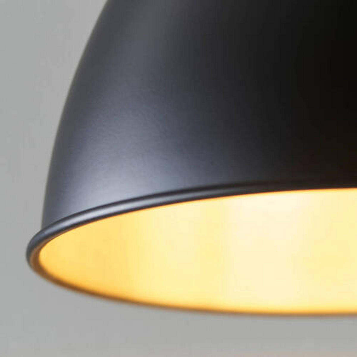HÄNGELEUCHTE 23.5/146 cm  - Zinkfarben/Schwarz, Basics, Metall (23.5/146cm) - ENDON