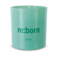 KERZE IM GLAS - Türkis, Basics, Glas (7,5/7,5/8,7cm) - Ipuro