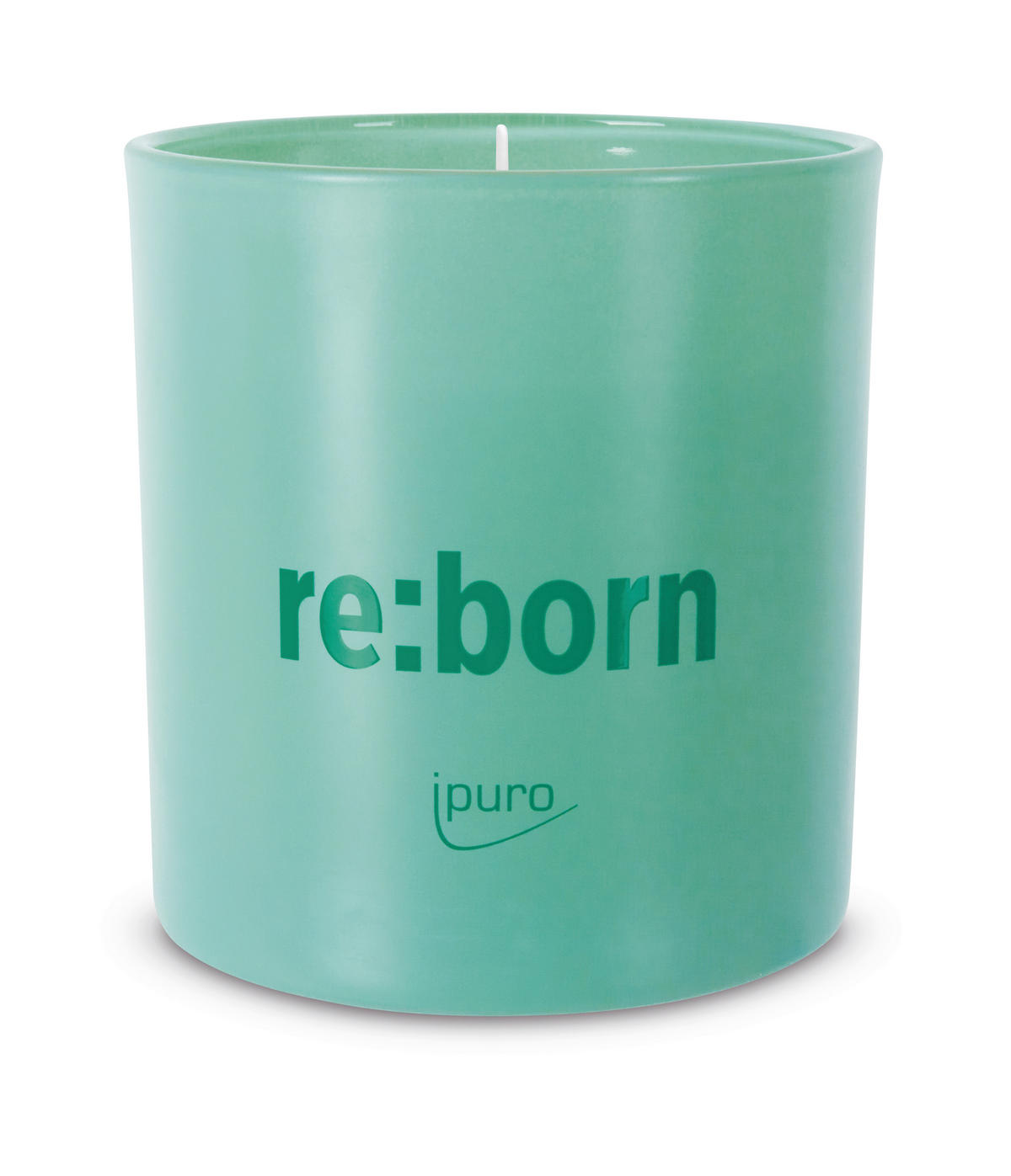 KERZE IM GLAS - Türkis, Basics, Glas (7,5/7,5/8,7cm) - Ipuro