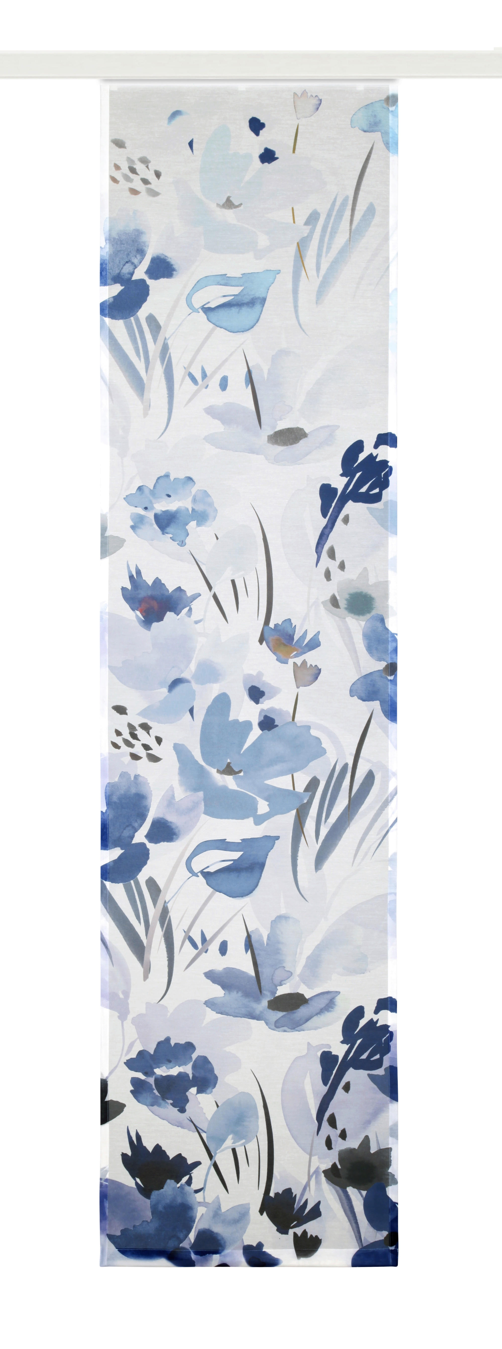 PANEL ZAVESA plava - plava, Dizajnerski, tekstil (60/245cm) - Esposa