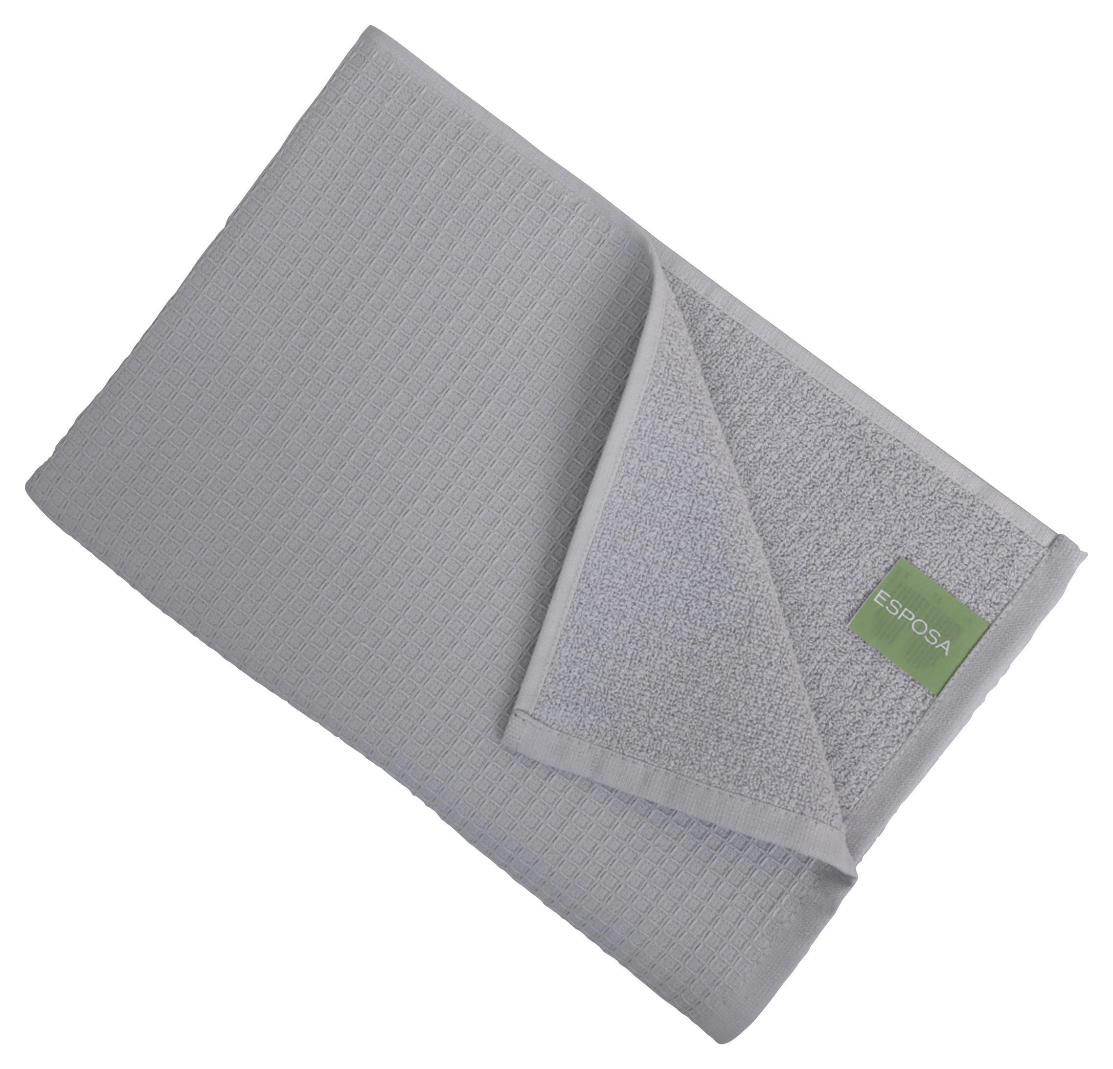 Prosop De Duș 70/140 cm argintiu  - argintiu, textil (70/140cm) - Esposa