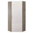 GARDEROBENSCHRANK 80/185/80 cm - Chromfarben/Eichefarben, Design, Holzwerkstoff/Kunststoff (80/185/80cm) - Xora GARDEROBENSCHRANK 80/185/80 cm - Chromfarben/Eichefarben, Design, Holzwerkstoff/Kunststoff (80/185/80cm) - Xora