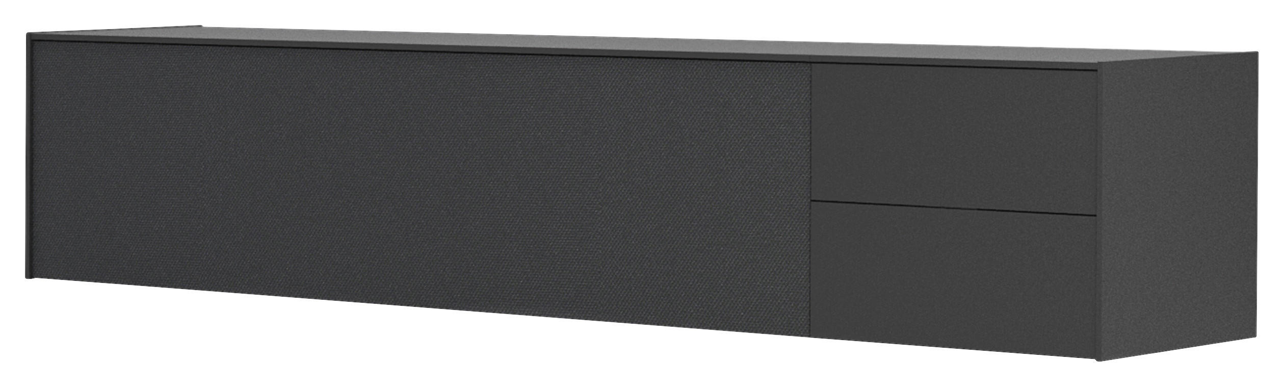 Carryhome Tv-Element Schwarz 258x50x50 cm