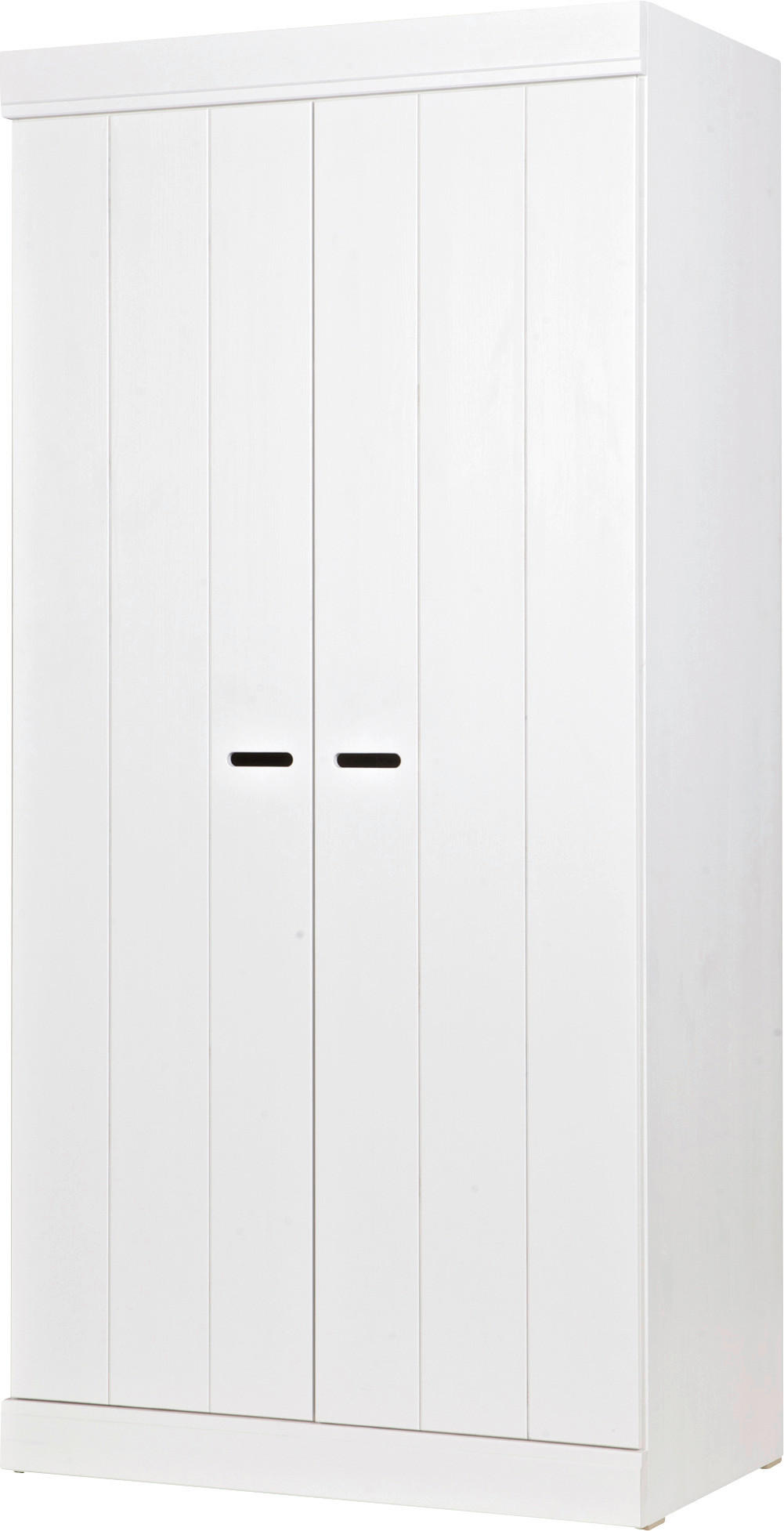 DREHTÜRENSCHRANK 94/195/53 cm 2-türig Weiß  - Weiß, Design, Holz/Holzwerkstoff (94/195/53cm) - Livetastic