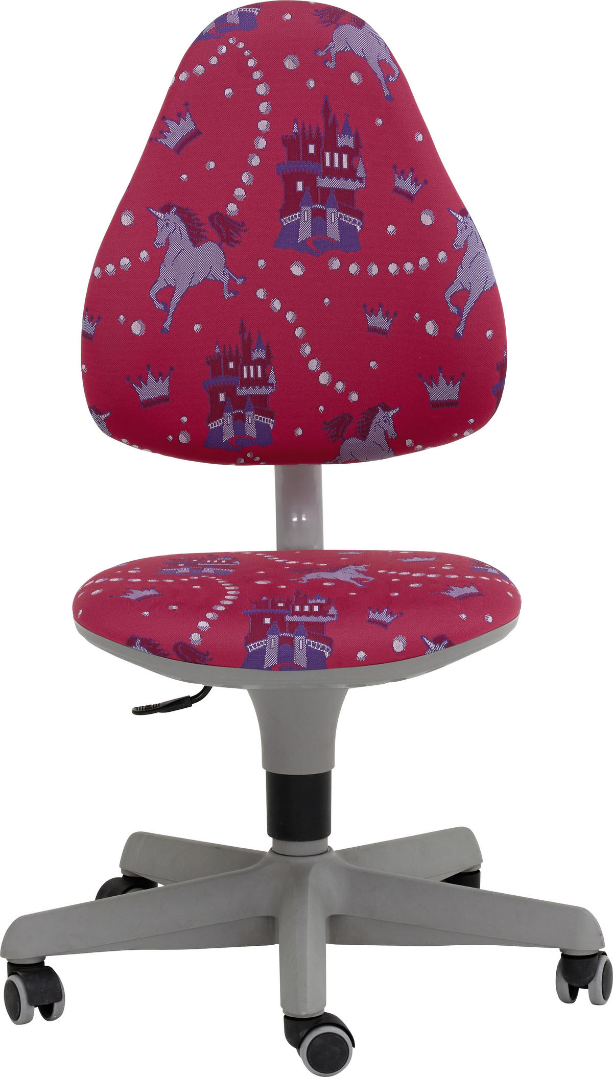 JUGENDDREHSTUHL Netzbespannung Blau, Lila, Pink  - Blau/Pink, Basics, Kunststoff/Textil (63/86-102/53cm) - Paidi