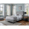 BOXSPRINGBETT 120/200 cm  in Hellgrau  - Hellgrau/Schwarz, MODERN, Holzwerkstoff/Textil (120/200cm) - MID.YOU