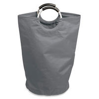 WÄSCHESACK - Grau, Basics, Textil (38/64/38cm) - Sadena