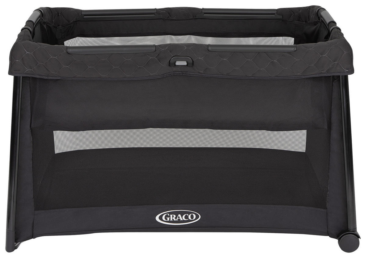 REISEBETT Foldlite LX Grau, Schwarz  - Schwarz/Grau, Basics (63,5/68/119cm) - Graco