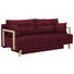 SCHLAFSOFA in Textil Brombeere - Brombeere/Naturfarben, KONVENTIONELL, Holz/Textil (200/92/95cm) - Venda SCHLAFSOFA in Textil Brombeere - Brombeere/Naturfarben, KONVENTIONELL, Holz/Textil (200/92/95cm) - Venda