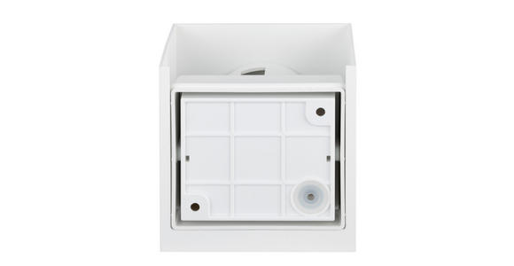 LED-WANDLEUCHTE 10/10/10 cm   - Weiß, Basics, Kunststoff/Metall (10/10/10cm) - Novel