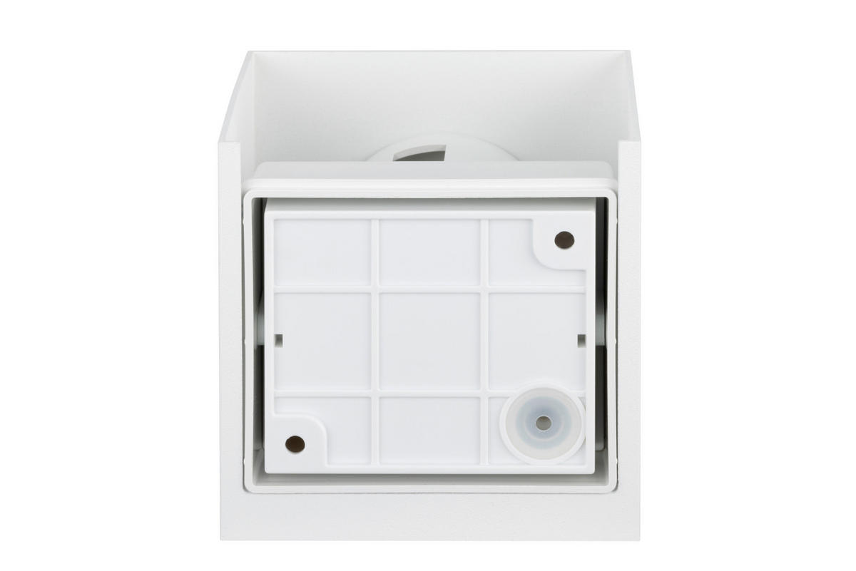 LED-WANDLEUCHTE 10/10/10 cm   - Weiß, Basics, Kunststoff/Metall (10/10/10cm) - Novel